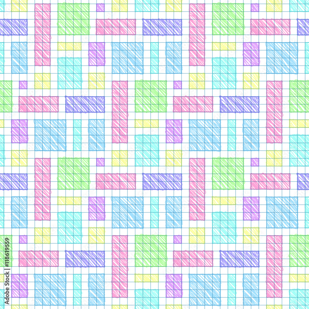 Scribble seamless pattern Scribble seamless pattern