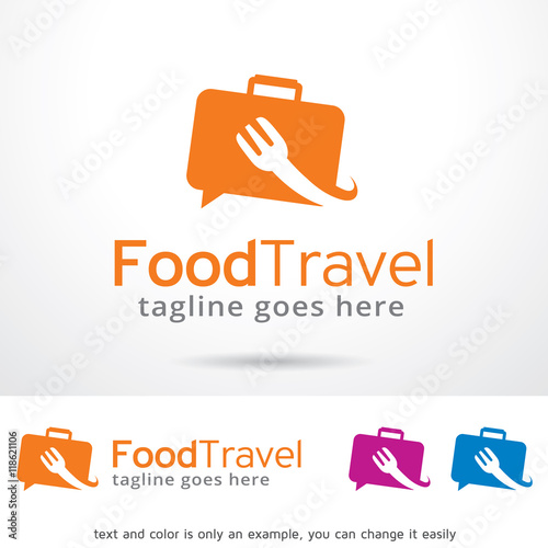 Food Travel Logo Template Design Vector