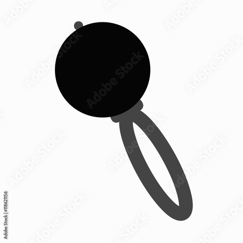 baby icon rattle