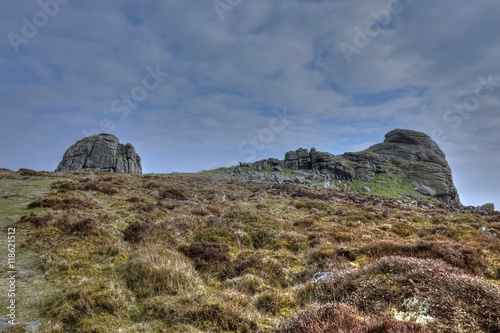 Haytor Rocks, near Widecombe- in-the- Moor, Dartmoor,  Devon.  photo