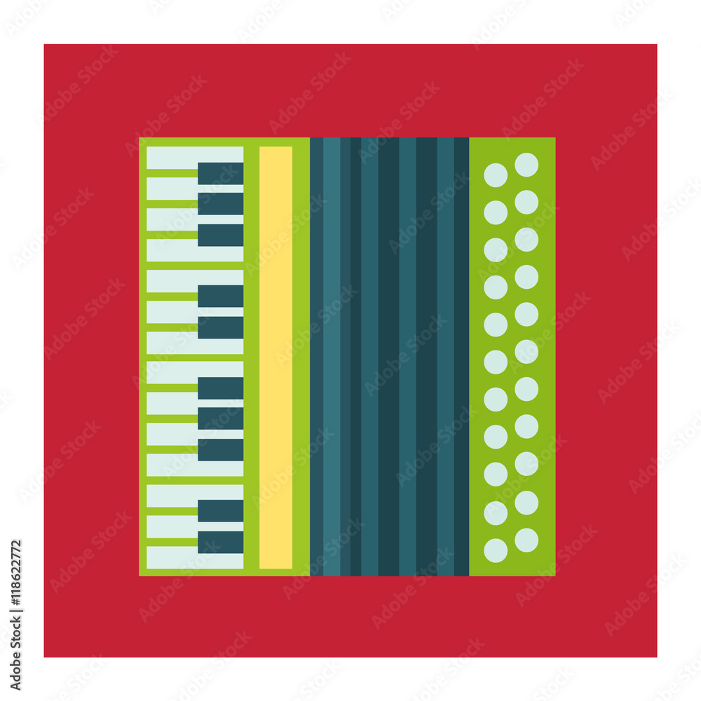 Fototapeta premium accordion icon