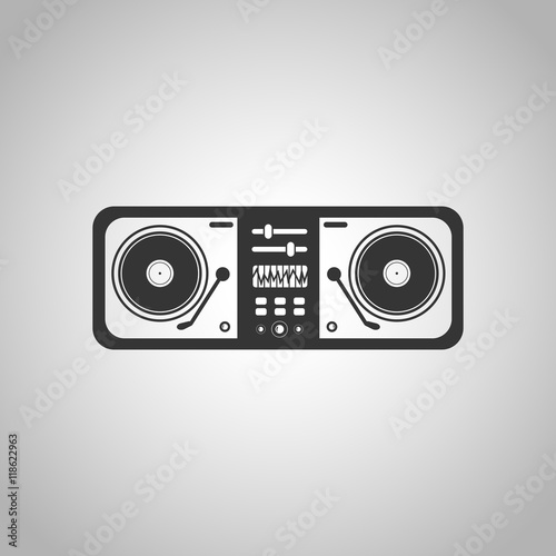 Obraz na plátně turntable icon