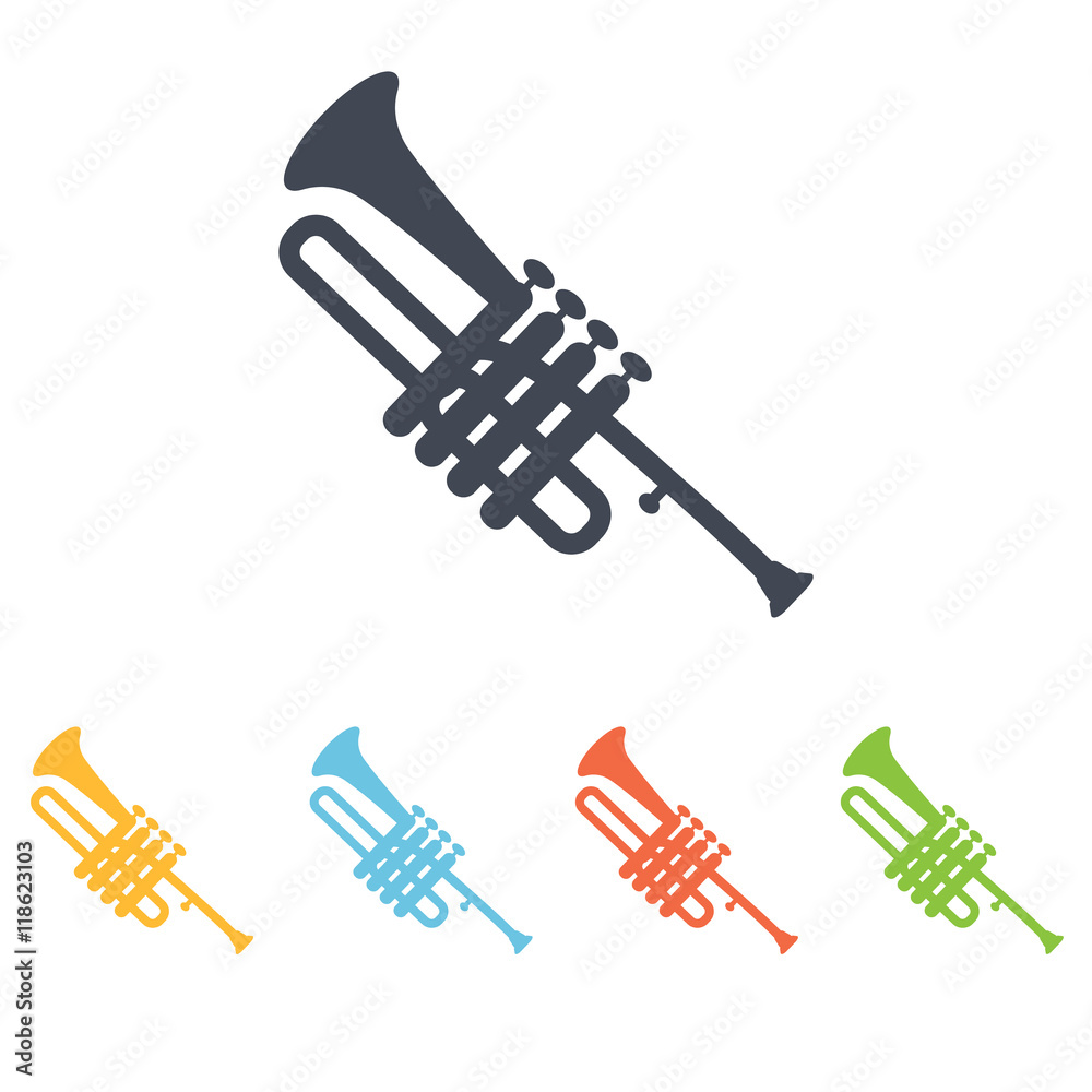 trumpet icon trumpet icon