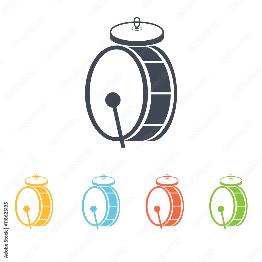 Fototapeta premium drum icon