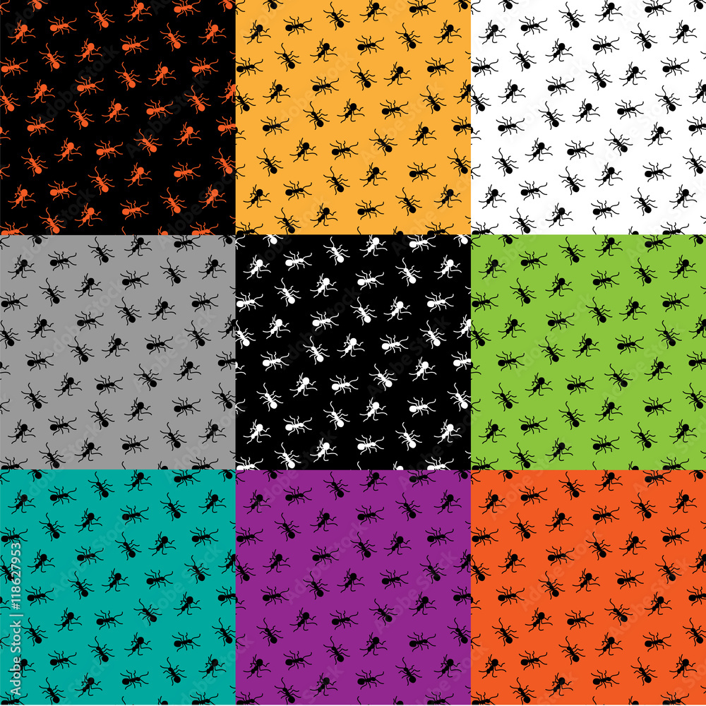 halloween ants pattern halloween ants pattern