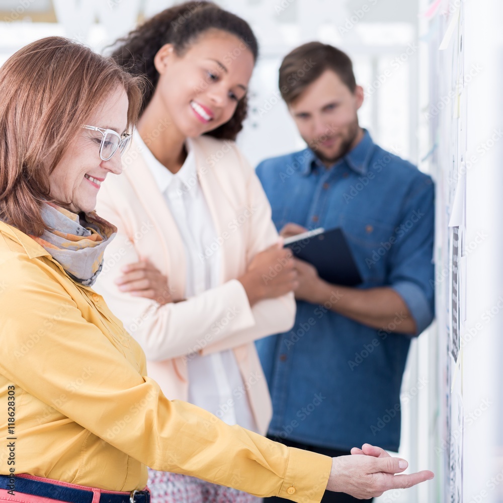 Fototapeta premium Team work in the office