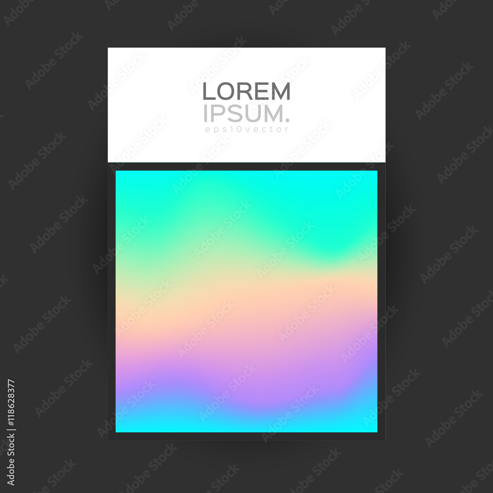 Fototapeta premium Cover Design Gradient Colors. Applicable for Covers, Placards, Posters, Flyers and Banner Design.