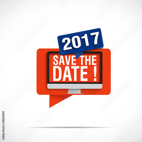 bulles écran : save the date 2017 photo