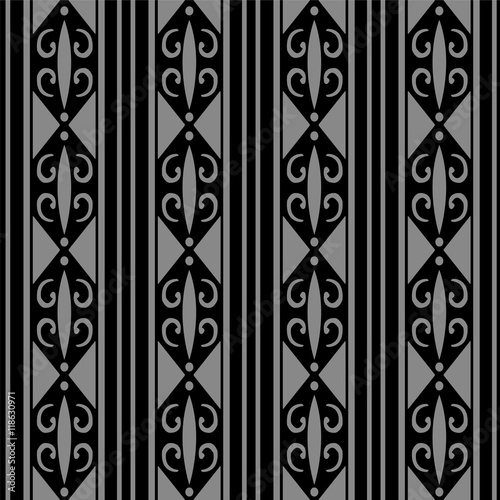 Antique seamless background 472 primitive aboriginal triangle spiral curve line