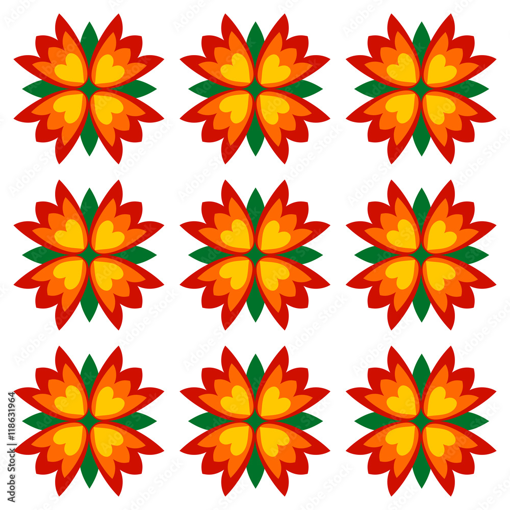folk flowers pattern folk flowers pattern