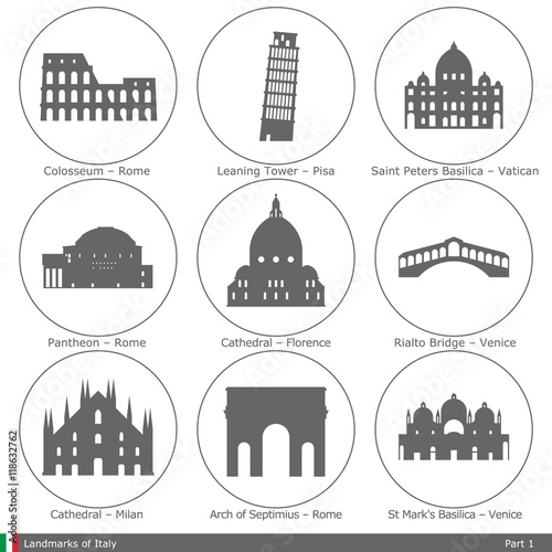 Landmarks of Italy (Part 1)