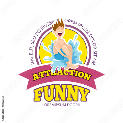 Vector illustration of summer labels