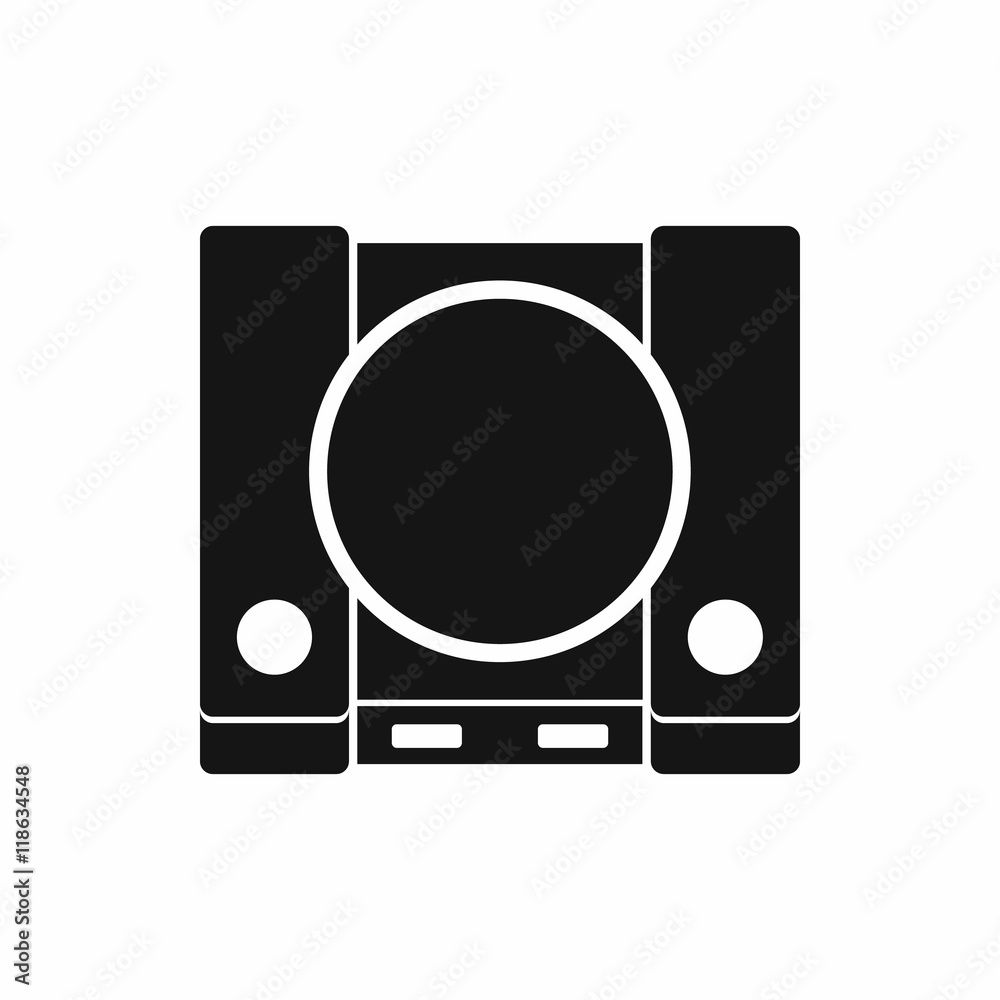 Fototapeta premium PlayStation icon in simple style on a white background
