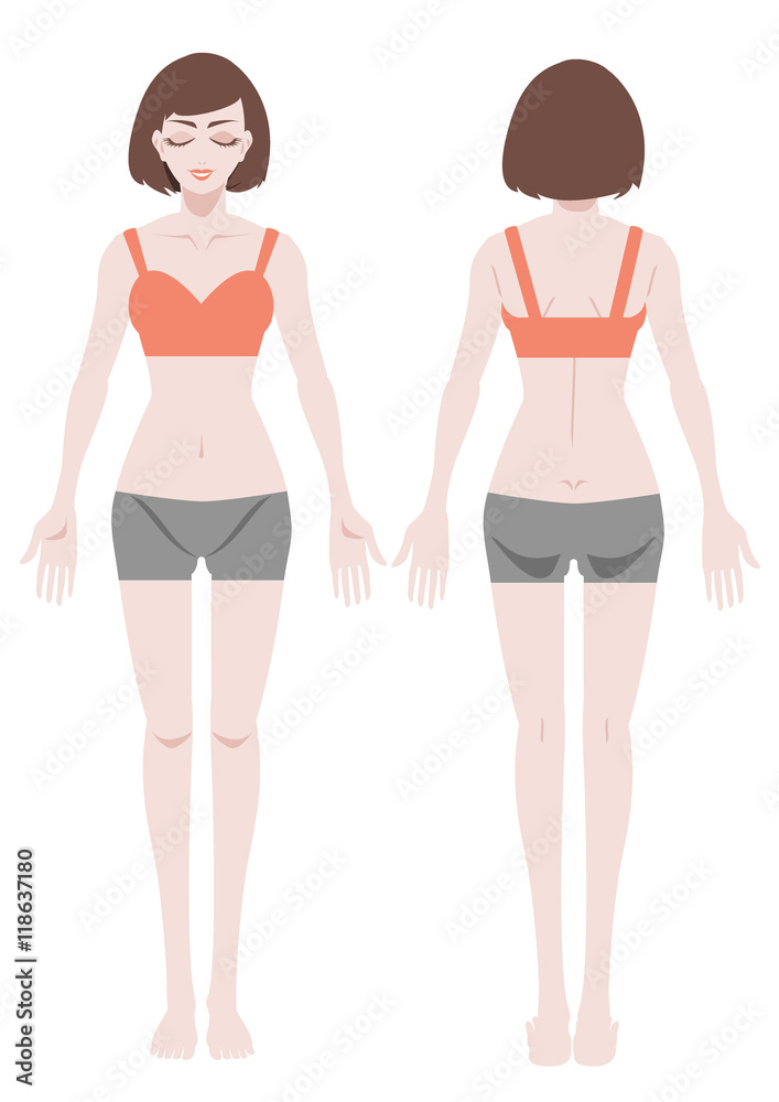 Two variations of beautiful woman.Vector illustration. Two variations of beautiful woman.Vector illustration.