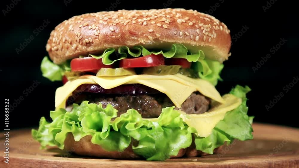 beef burger meal close up french fries beef burger meal close up french fries