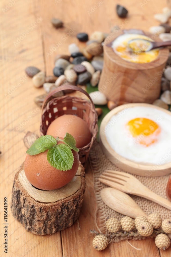 Onsen egg or soft-boiled egg is delicious. Onsen egg or soft-boiled egg is delicious.