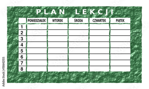 plan lekcji