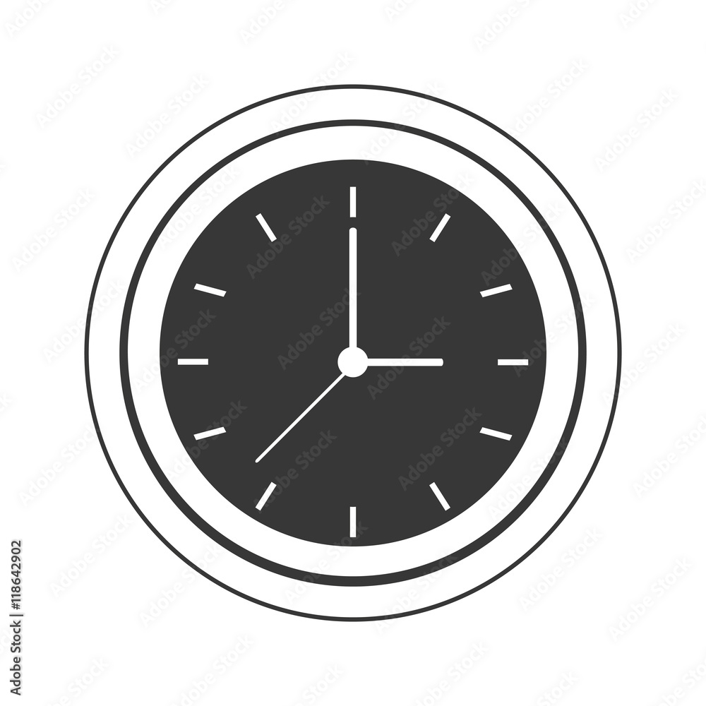 clock gadget time technology icon. Flat and Isolated design. Vector illustration clock gadget time technology icon. Flat and Isolated design. Vector illustration