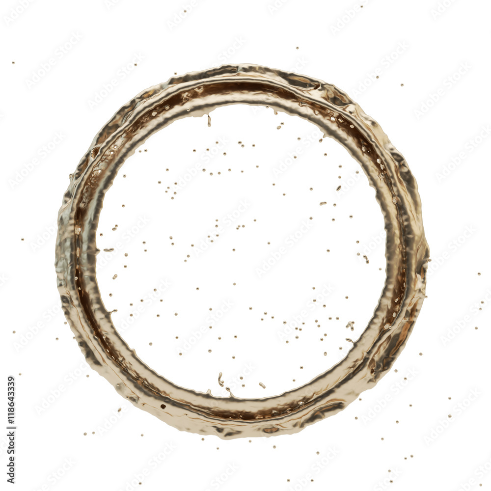 golden splash radial 3d rendering golden splash radial 3d rendering