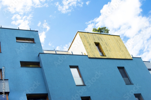 Blue apartment house © gorvik
