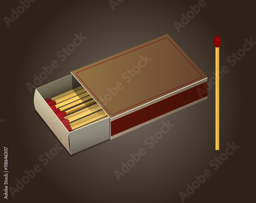 Vector Matchbox and Matches