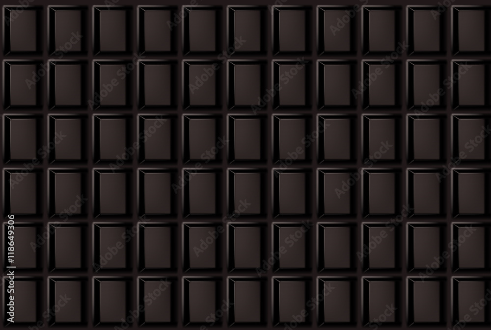 Vector background of dark chocolate bar. Vector background of dark chocolate bar.