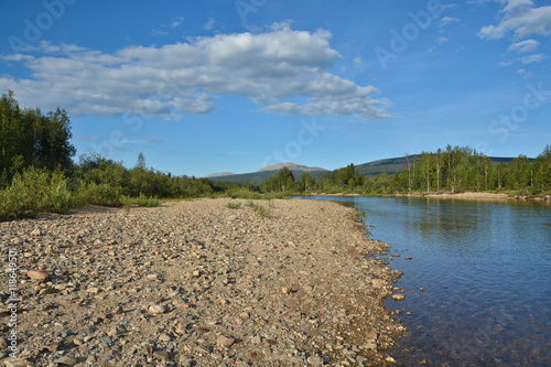 The Ural river Shchugor.