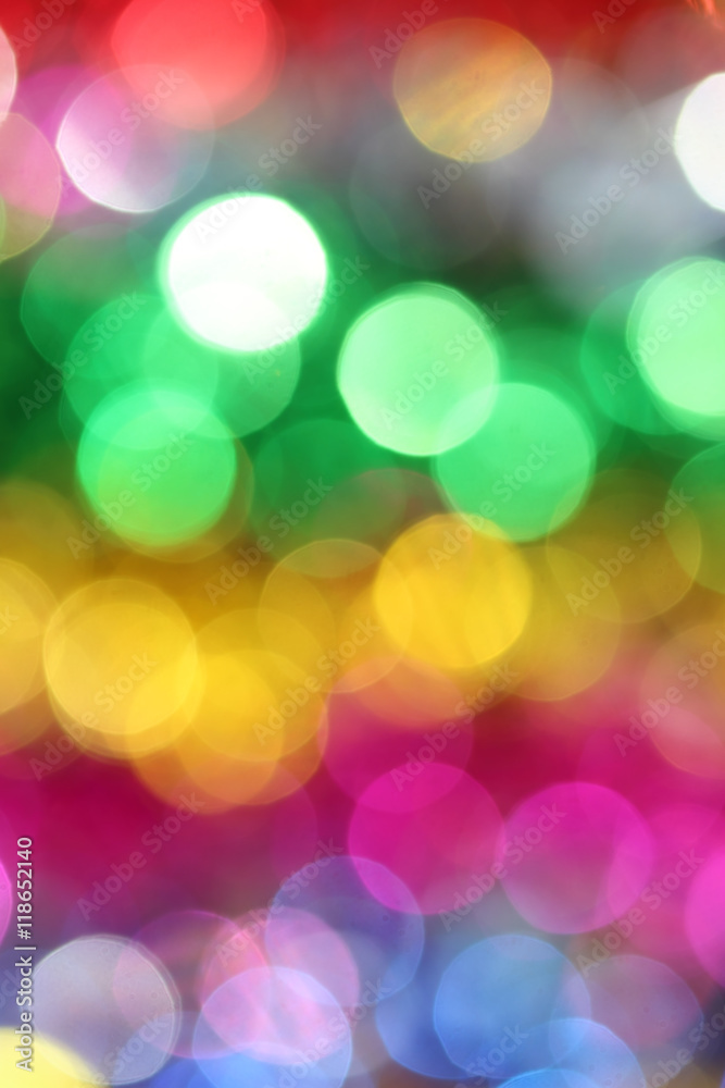 Colorful blur lights bokeh background, Christmas lights bokeh ba Colorful blur lights bokeh background, Christmas lights bokeh ba