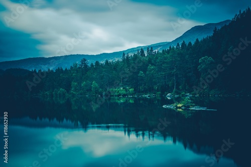 Calm Lake Scenery photo