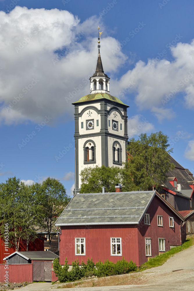 Roros an herritage city in North-Norway that noted for Copper Mining. Unesco's world heritage list