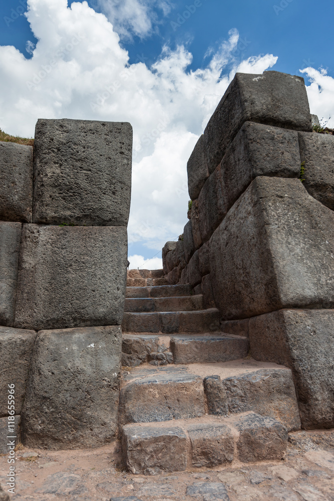 Fototapeta premium stone steps in Peru