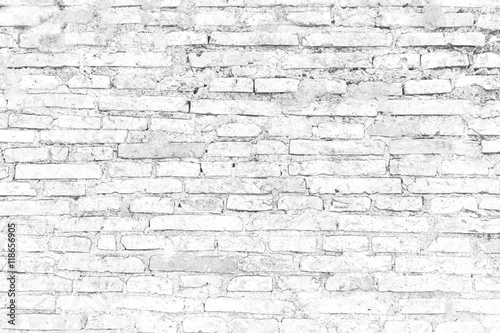 Abstract bricks wall background old  stucco color light gray dir photo