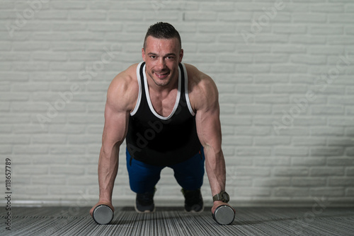 Pushups With Dumbbells