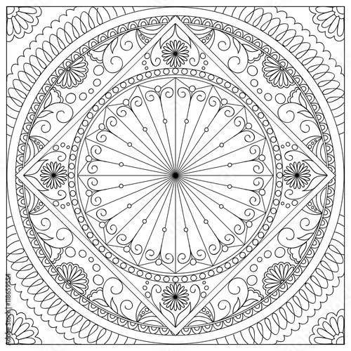 mandala into the square