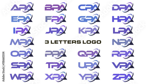 3 letters modern swoosh logo  APA, BPA, CPA, DPA, EPA, FPA, GPA, HPA, IPA, JPA, KPA, LPA, MPA, NPA, OPA, PPA, QPA, RPA, SPA, TPA, UPA, VPA, WPA, XPA, YPA, ZPA.