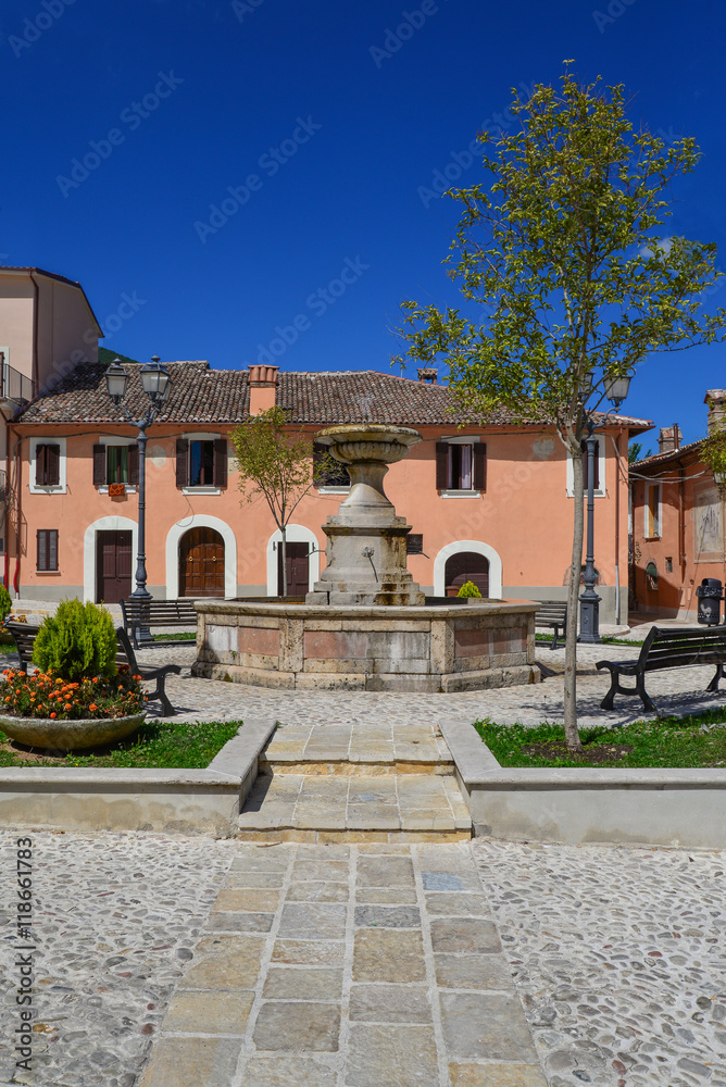 Greccio (Rieti, Italy) - A medieval town in Lazio region, famous for the catholic sanctuary of Saint Francis