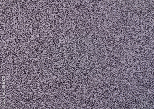 Texture Background of The Gray Plastic Doormat