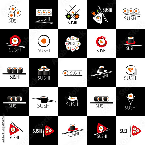 vector sushi logo