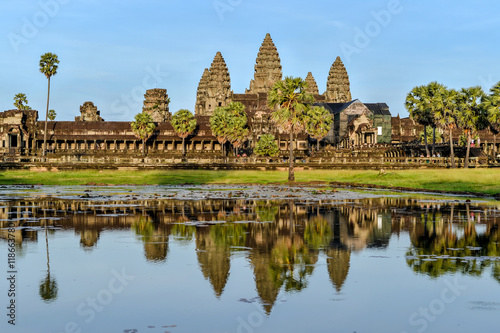 Angkor Wat Temple  Siem reap  Cambodia.