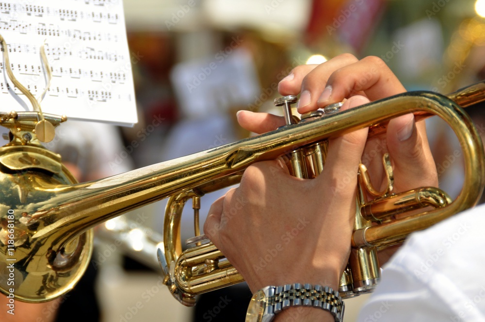 Trompeter StockFoto Adobe Stock