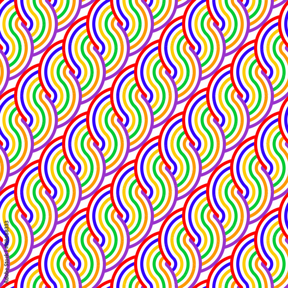 Design seamless colorful waving pattern Design seamless colorful waving pattern