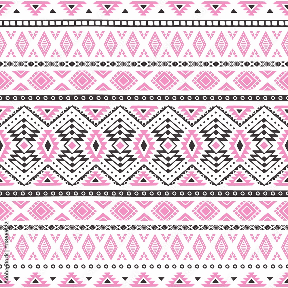 Simple seamless pattern. Ethnic ornament. Drawing by hand. Grey Simple seamless pattern. Ethnic ornament. Drawing by hand. Grey