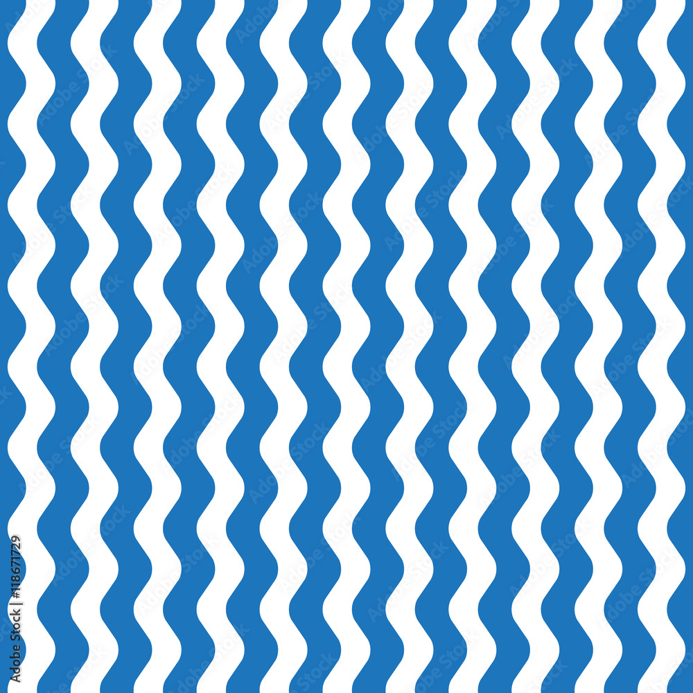 Blue Wavy Lines Pattern - Background Design Blue Wavy Lines Pattern - Background Design