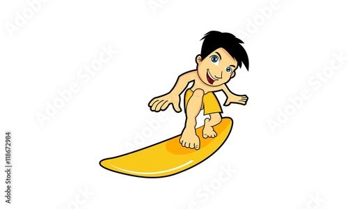 Surver Kids Logo Mascot