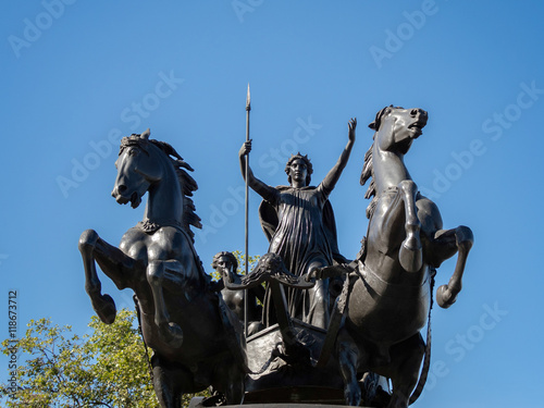 Bronze Sculpture by Thomas Thornycroft Commemorating Boudicca