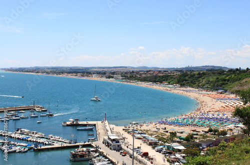 Photos Landscape view of Numana coast in Mount Conero, Italy