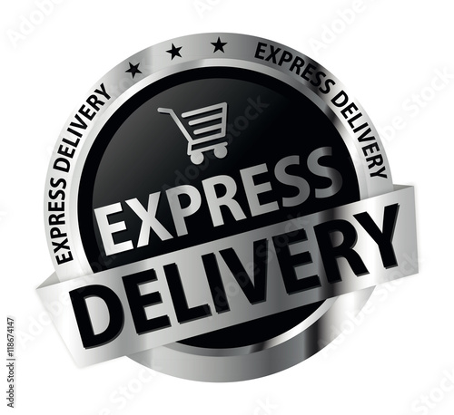 Express Delivery. Button. 