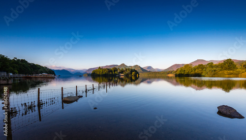 Early morning at Derwentwater, The Lake District, Cumbria, England
