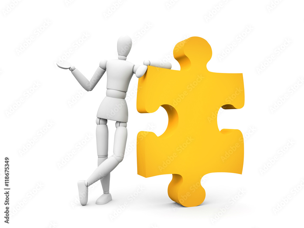 The important part. 3d illustration The important part. 3d illustration