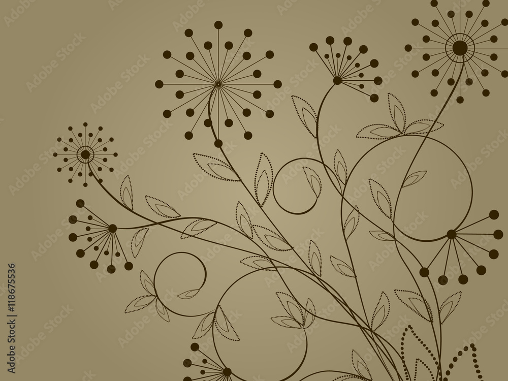 Fototapeta flower pattern